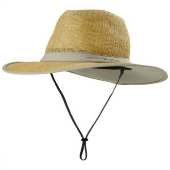 Sombrero Para El Sol Con Ala De Papiro Para Investigación Al Aire Libre Caqui