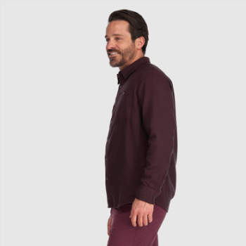 Camisa De Franela De Retroalimentación Para Hombres De Investigación Al Aire Libre Kalamata