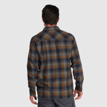 Camisa De Franela De Retroalimentación Para Hombres De Investigación Al Aire Libre Loden Plaid
