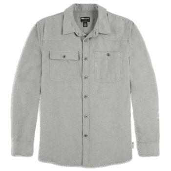 Camisa De Franela De Comentarios Para Hombres De Investigación Al Aire Libre Peltre