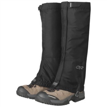 Outdoor Research Polainas Altas Rocky Mountain Para Hombre Negro
