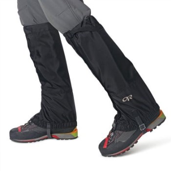 Outdoor Research Polainas Altas Rocky Mountain Para Hombre Negro