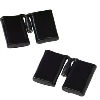 Paquetes De Baterías Para Investigación Al Aire Libre (2) Para Par De Guantes Negro