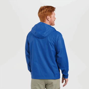 Chaqueta De Lluvia Apollo Para Hombre De Investigación Al Aire Libre Azul Clásico