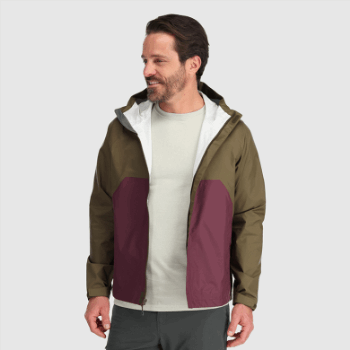 Chaqueta Impermeable Para Hombre Apollo De Investigación Al Aire Libre Loden/kalamata