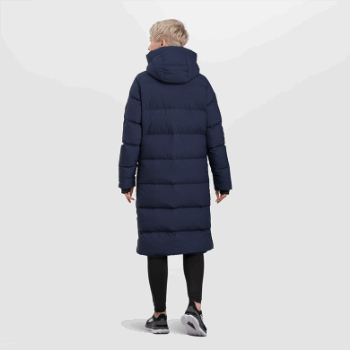 Investigación Al Aire Libre Mujer Coze Abajo Parka Azul Marino