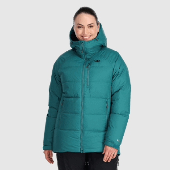 Outdoor Research Parka De Plumón Súper Alpino Para Mujer Negra