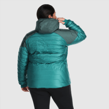 Outdoor Research Mujer Helio Abajo Sudadera Con Capucha-plus Negro