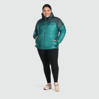 Outdoor Research Mujer Helio Abajo Sudadera Con Capucha-plus Negro