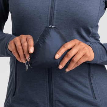 Chubasquero Helio Mujer Outdoor Research Azul Marino