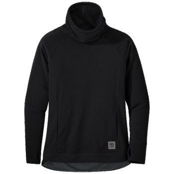 Outdoor Research Jersey Negro Con Capucha De Mezcla De Frutos Secos Para Mujer