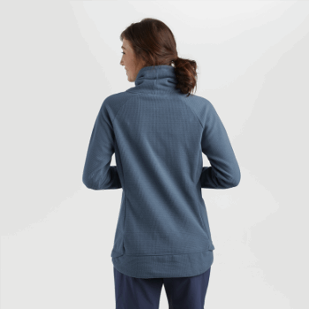 Outdoor Research Jersey Con Cuello De Mezcla De Frutos Secos Para Mujer Nimbus