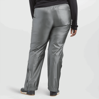 Pantalones De Lluvia De Helio Para Mujer De Investigación Al Aire Libre Peltre