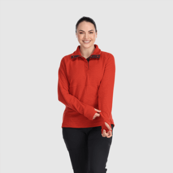 Investigación Al Aire Libre Trail Mix Snap Pullover Para Mujer Arándano