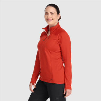 Investigación Al Aire Libre Para Mujer Vigor Quarter Zip Arándano