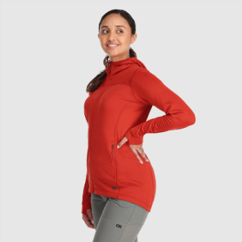 Outdoor Research Vigor Mujer Sudadera Con Cremallera Completa Negro
