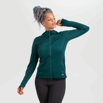 Outdoor Research Vigor Mujer Sudadera Con Cremallera Completa Treeline