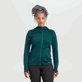 Outdoor Research Vigor Mujer Sudadera Con Cremallera Completa Treeline