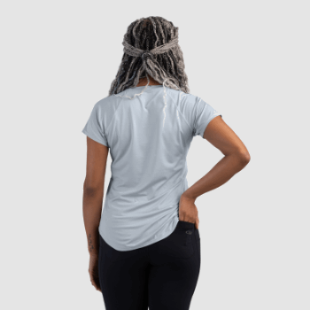 Camiseta De Mujer Outdoor Research Argon S/s Negra