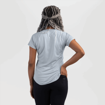 Camiseta De Mujer Argon S/s Titanio Para Investigación Al Aire Libre