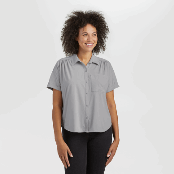 Camiseta De Sol Para Mujer Astroman S/s De Outdoor Research Pebble