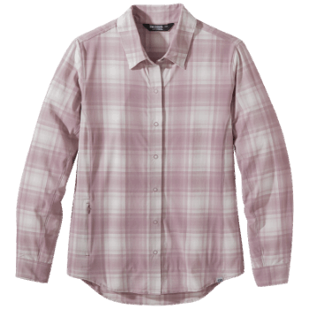 Outdoor Research Mujer Astroman L/s Sun Shirt Moth Plaid