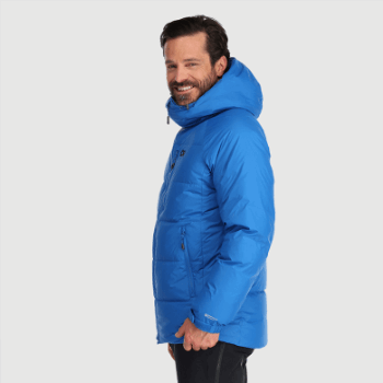 Outdoor Research Parka De Plumón Súper Alpino Para Hombre Azul Clásico