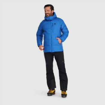Outdoor Research Parka De Plumón Súper Alpino Para Hombre Azul Clásico