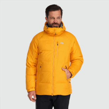 Parka De Plumón Súper Alpino Para Hombre De Investigación Al Aire Libre Radiante