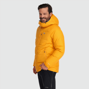 Parka De Plumón Súper Alpino Para Hombre De Investigación Al Aire Libre Radiante