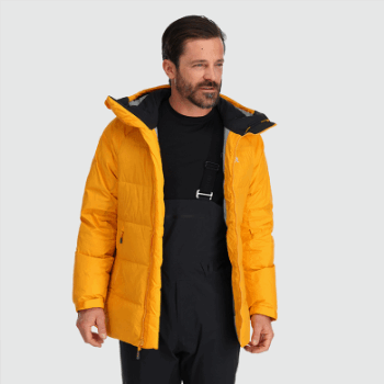 Parka De Plumón Súper Alpino Para Hombre De Investigación Al Aire Libre Radiante