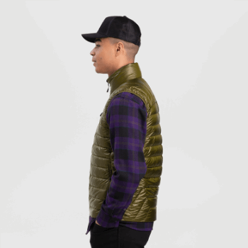 Chaleco De Plumón De Helio Para Hombre De Investigación Al Aire Libre Loden