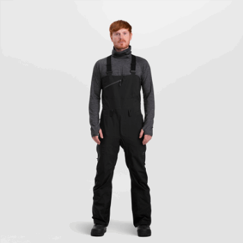 Baberos De Carburo Para Hombres De Investigación Al Aire Libre Negro Sólido