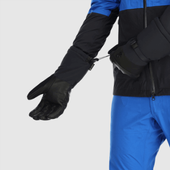 Guantes De Sensor De Carburo Para Hombres De Investigación Al Aire Libre Negros
