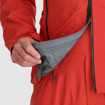 Chaqueta De Gore-tex® Arcángel Para Hombre De Investigación Al Aire Libre Negra