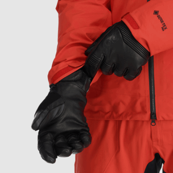 Guantes De Hombre Con Sensor Point N Chute Gore-tex® Para Investigación Al Aire Libre, Negros