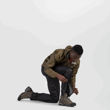 Pantalones De Lluvia De Helio Para Hombre De Investigación Al Aire Libre Negro