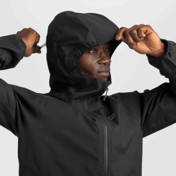 Outdoor Research Motive Ascentshell Chaqueta Negra Para Hombre