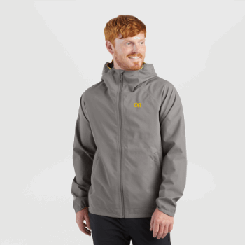 Outdoor Research Motive Ascentshell - Chaqueta Para Hombre, Color Peltre