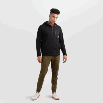 Outdoor Research Sudadera Con Capucha Negra Trail Mix Para Hombre