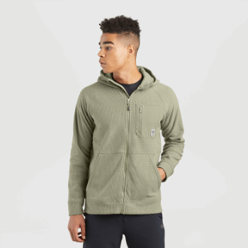 Sudadera Con Capucha De Mezcla De Senderos Para Hombres De Investigación Al Aire Libre Pedernal