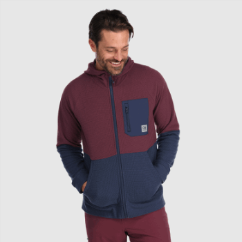 Outdoor Research Sudadera Con Capucha Trail Mix Para Hombre Kalamata/naval Blue