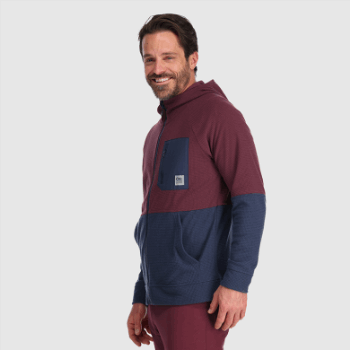 Outdoor Research Sudadera Con Capucha Trail Mix Para Hombre Kalamata/naval Blue