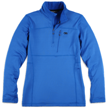 Investigación Al Aire Libre Para Hombres Vigor Quarter Zip Azul Clásico