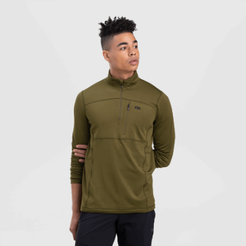 Outdoor Research Vigor Quarter Zip Loden Para Hombre