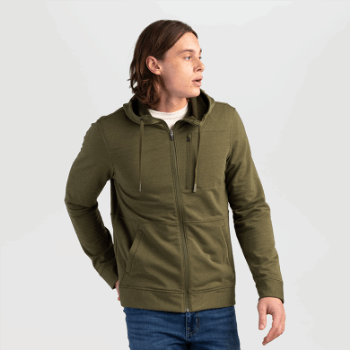 Outdoor Research Sudadera Con Capucha De Lana Emersion Para Hombre Loden Heather