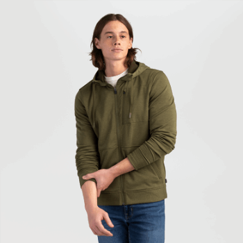Outdoor Research Sudadera Con Capucha De Lana Emersion Para Hombre Loden Heather