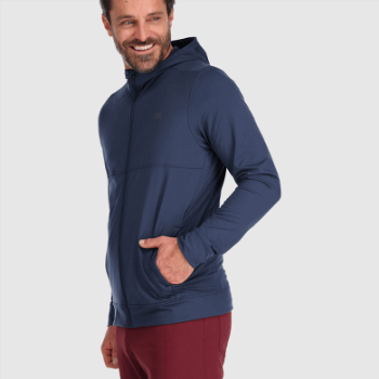 Outdoor Research Baritone Sudadera Con Cremallera Completa Para Hombre Negra