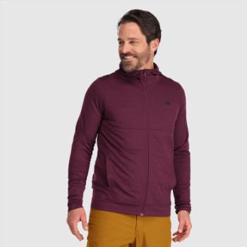 Outdoor Research Baritone Sudadera Con Capucha Y Cremallera Completa Para Hombre Kalamata Heather