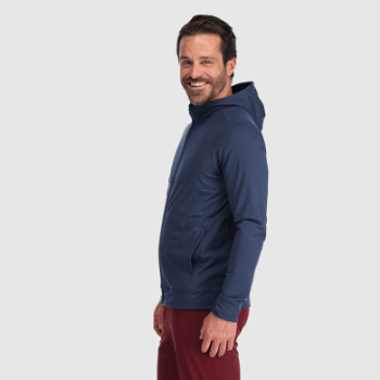 Outdoor Research Baritone Sudadera Con Cremallera Completa Para Hombre Azul Marino